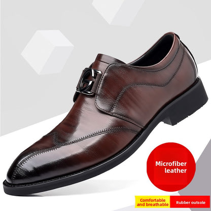 Formal leather shoes, British casual shoes for men