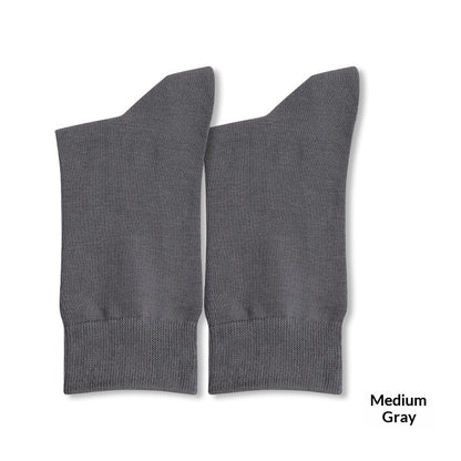 Pure Cotton Casual Antibacterial Deodorizing Mid-calf Socks