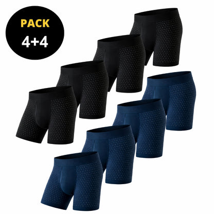 8-Pack (4 Black + 4 Blue)