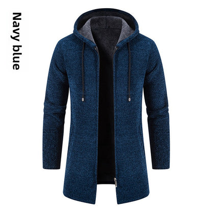 Men's Mid-Length Knit Jacket