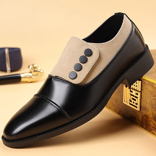 Mens Fashion Pointed Toe Leather Shoes