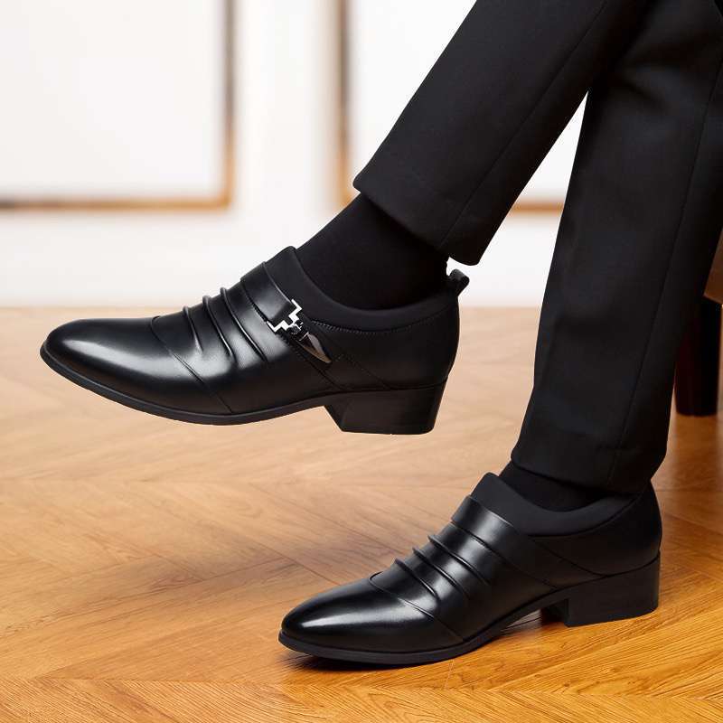 Men's Formal Leather Shoes Casual Business Slip-On
