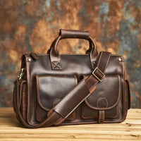 Dark Brown Crazy Horse Leather