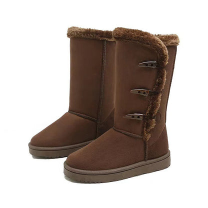 fleece-lined snow boots