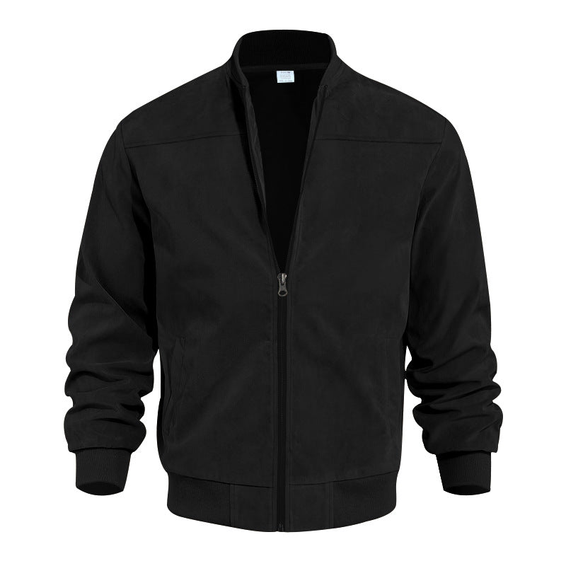 Men's Suede Zipper Jacket