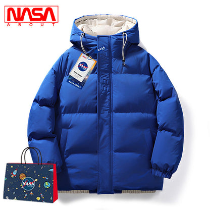 Men's Loose Hooded Cotton-padded Jacket