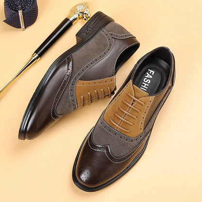 Men leather shoes