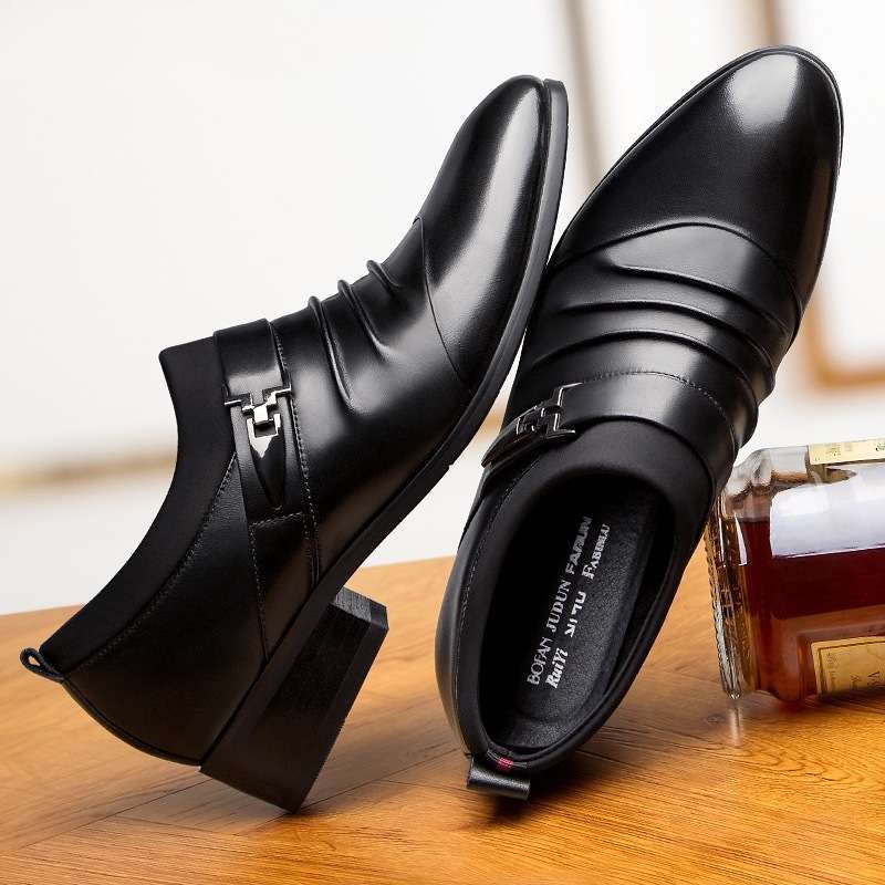 Men's Formal Leather Shoes Casual Business Slip-On