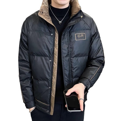 Men's Solid Color Down Jacket