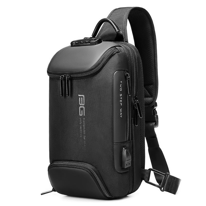 Multifunctional Waterproof Anti-theft Crossbody Bag for Men