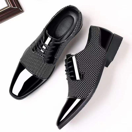 Men's Breathable Leather Shoes for Business and Casual