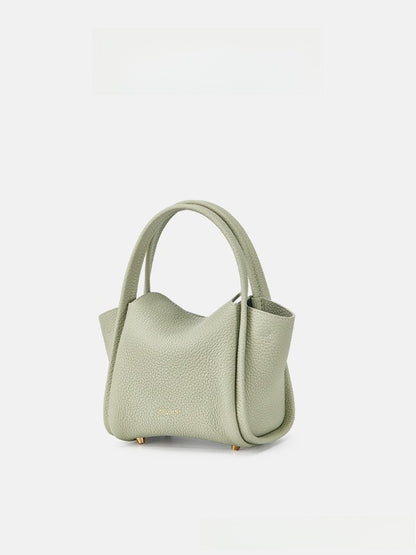 Songmont Mini Genuine Leather Bucket Bag