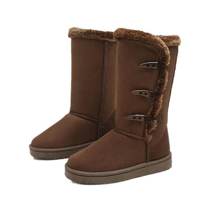 fleece-lined snow boots