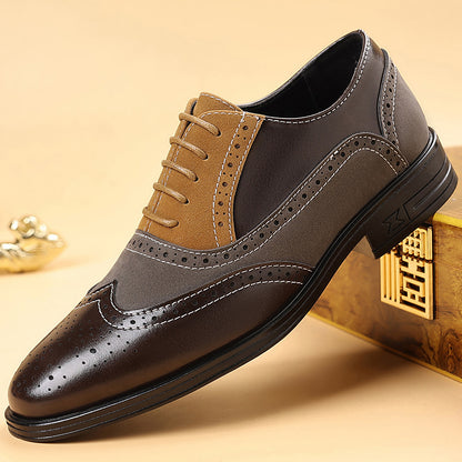 Men leather shoes