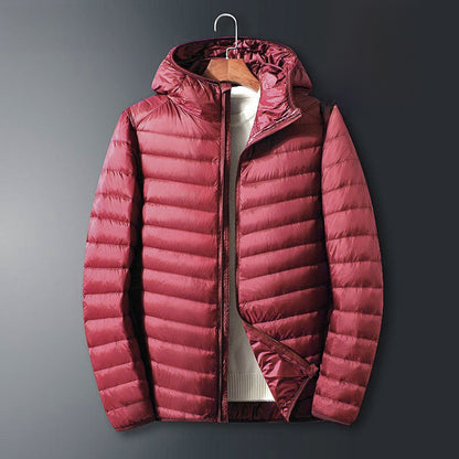 Men's Lightweight Hooded Down Jacket