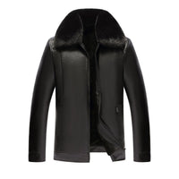 Black fur collar