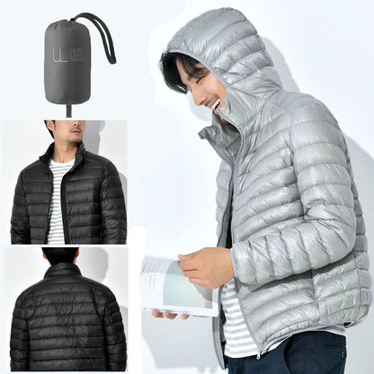 Men's Lightweight Hooded Down Jacket