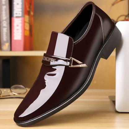 Mens Leather Shoes Business Casual Formal British Style