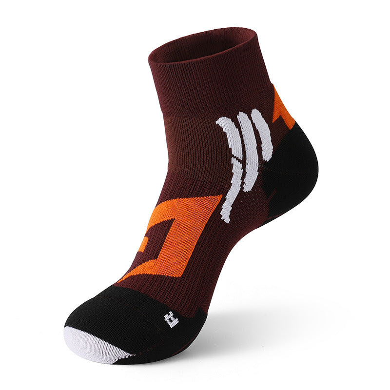 Outdoor Men's And Women's Towel Bottom Sports Fitness Cycling Compression Socks