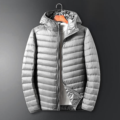 Men's Lightweight Hooded Down Jacket