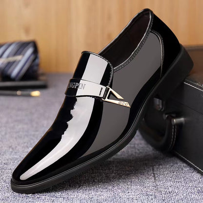 Mens Leather Shoes Business Casual Formal British Style