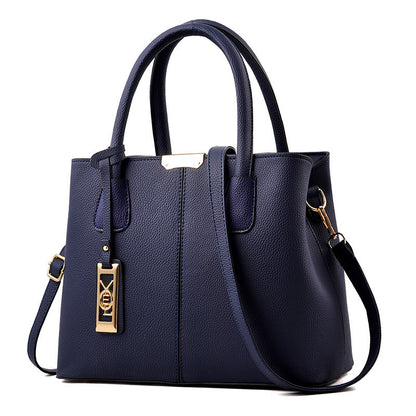Simple PU Leather Women Shoulder Bag