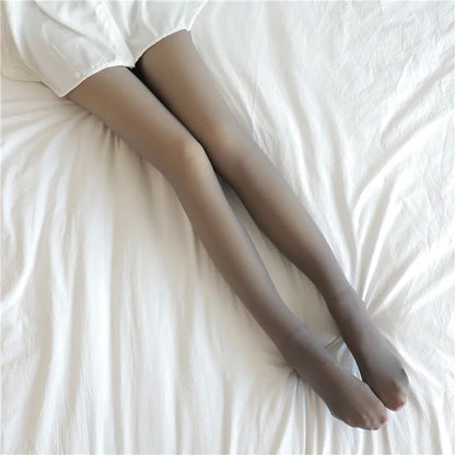 Thick Thermal Tights Stockings Women Warm Winter Sexy Transl