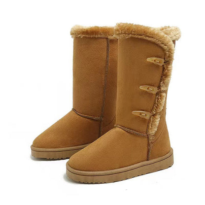 fleece-lined snow boots