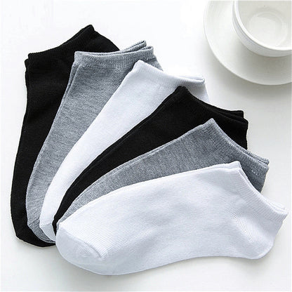 Unisex Low-Cut Solid Socks