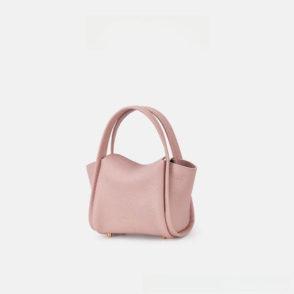 Songmont Mini Genuine Leather Bucket Bag