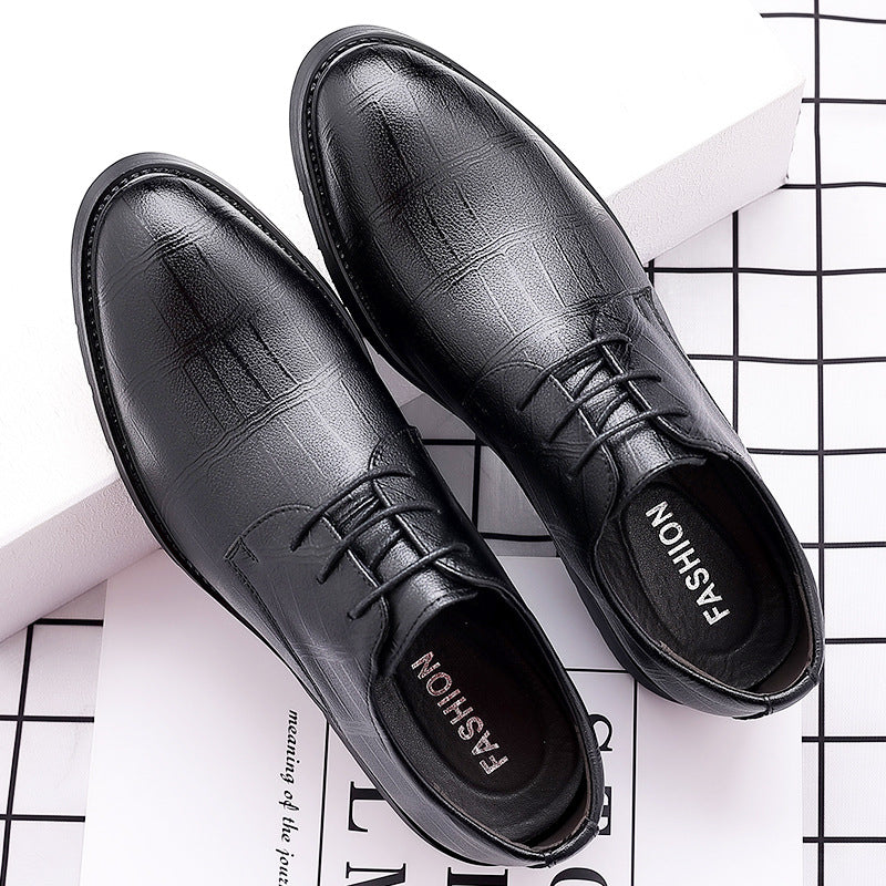 Leather men's shoes