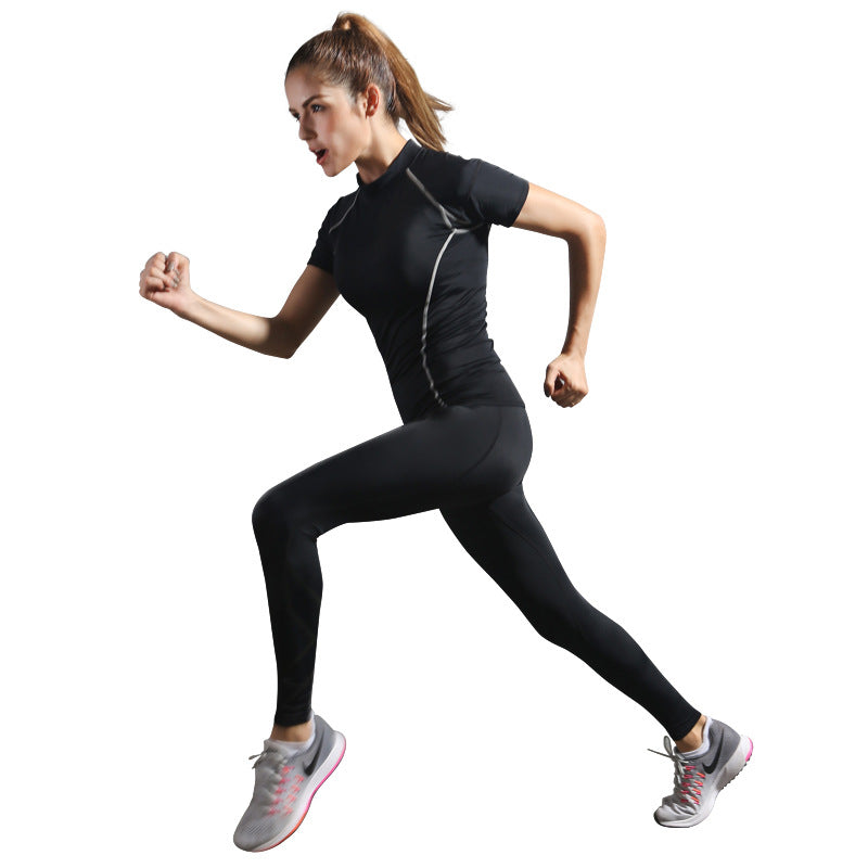 Women's High Elastic Compression Sports Tights