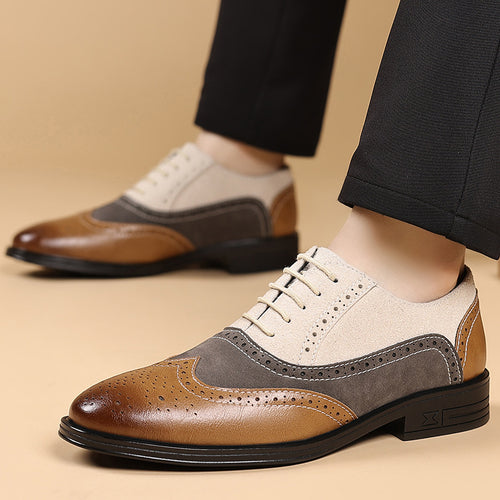 Men leather shoes